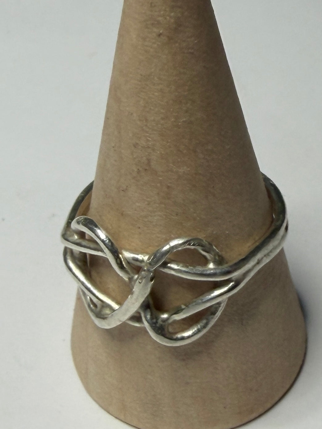Handmade sterling silver Celtic ring