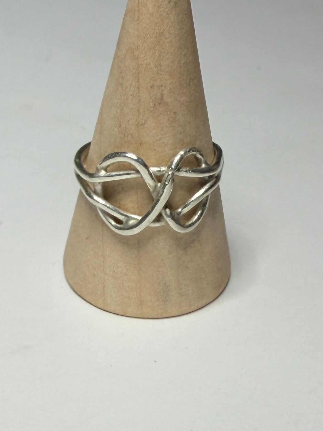 Handmade sterling silver Celtic ring