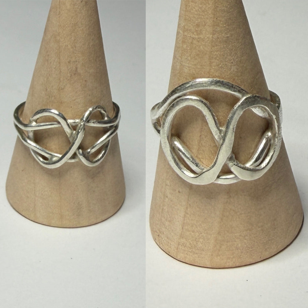 Handmade sterling silver Celtic ring